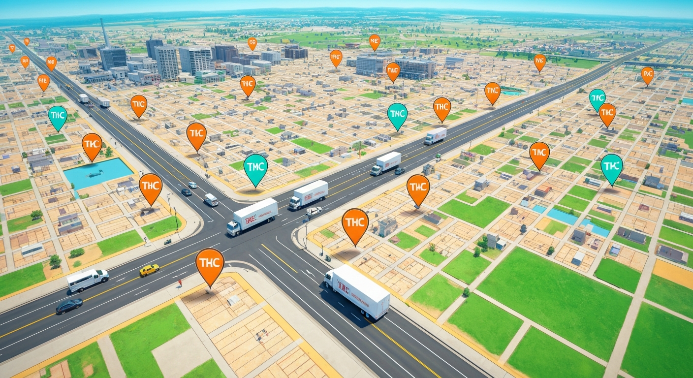 Green Bay highlighted for THC shipping