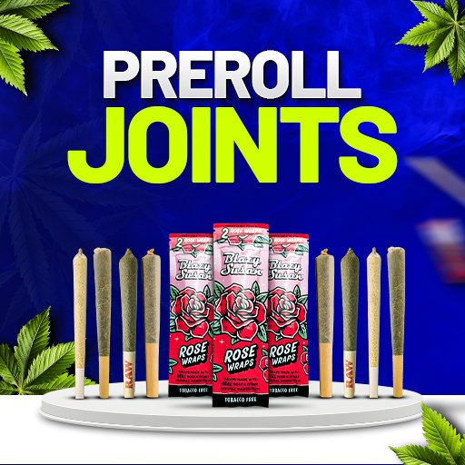 Preroll joints with Rose Wraps shipped from GreenRX™ Green Bay