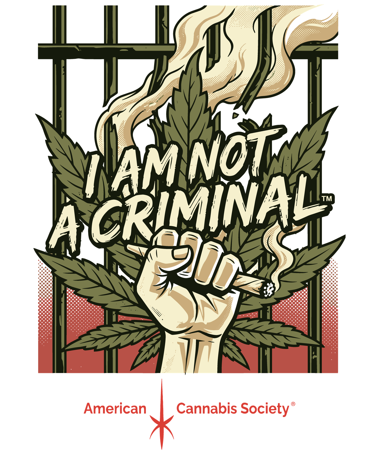 I Am Not A Criminal cannabis t-shirt from THCFACTOR.com