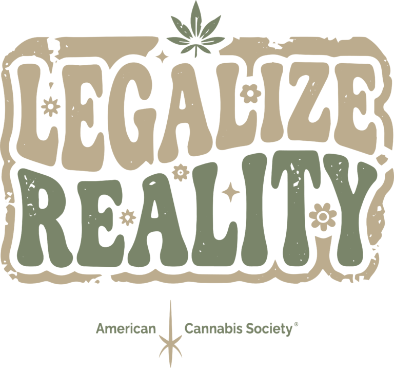 Legalize Reality THC t-shirt from American Cannabis Society sold at THCFACTOR.com